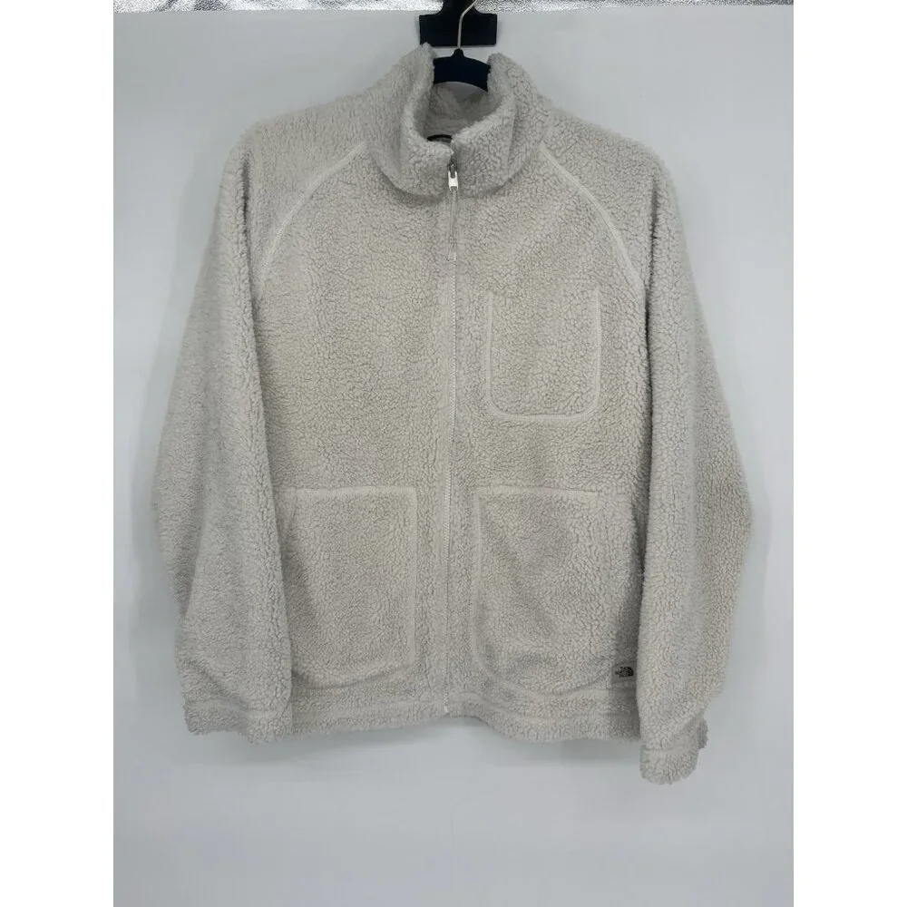 Womens The North Face Ridge Fleece Heavyweight Full Zip Sweater Jacket‎ Medium